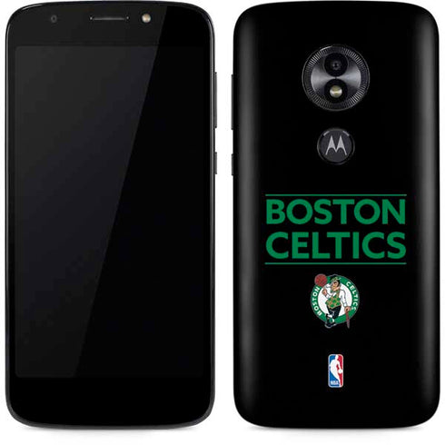 NBA Boston Celtics Standard - Black Moto E5 Play Skin